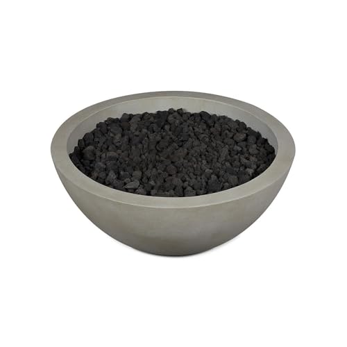 BBQGuys Signature Eldora 38-Inch Round Natural Gas Fire Bowl - Shade - 131NG-SHD